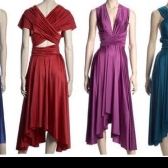 brown infinity dress